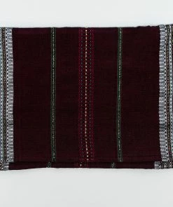 Gabrieli Tallit Elia - Silk Tallit- Bordeaux And Gold On Gray Gabrieli Tallits
