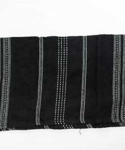 Gabrieli Tallit Elia - Cotton Tallit - Silver On Black