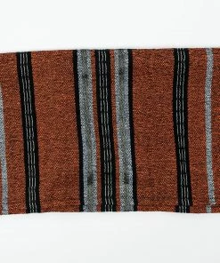 Gabrieli Tallit Solomon - Wool Tallit - Black And Gray With Gold And Silver On Orange Gabrieli Tallits