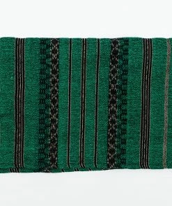 Gabrieli Tallit Hagar - Wool Tallit - Black And Gold Design On Green Gabrieli Tallits