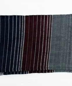Gabrieli Tallit Ella - Silk Tallit- Blues And Bordeaux With Silver On Gray