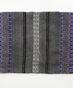 Gabrieli Tallit Elia - Silk Tallit- Gray With Gold On Purple