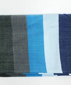 Gabrieli Tallit Emanuel - Wool Tallit - Wide Stripes In Shades Of Blue Gabrieli Tallits
