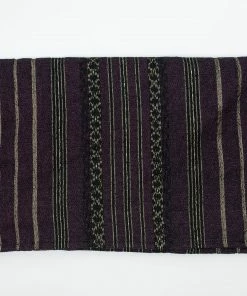 Gabrieli Tallit Hagar - Wool Tallit - Black And Gold Design On Purple Gabrieli Tallits