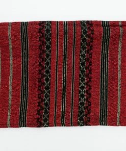 Gabrieli Tallit Gabrieli Tallits Hagar - Wool Tallit - Black And Gold Design On Red