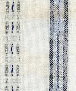 Home & Special Occasions Tablecloths - Gabrieli Design - Black, Blue And Silver On White