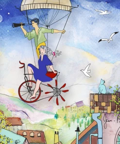 Jean-Pierre Weill Art & Judaica Flying High With You - Petite