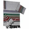 Gabrieli Tallit Gabrieli Tallits Purim - Wool Tallit - Gray Background
