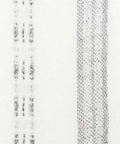 Tablecloths - Gabrieli Design - Gray And Silver On White Home & Special Occasions