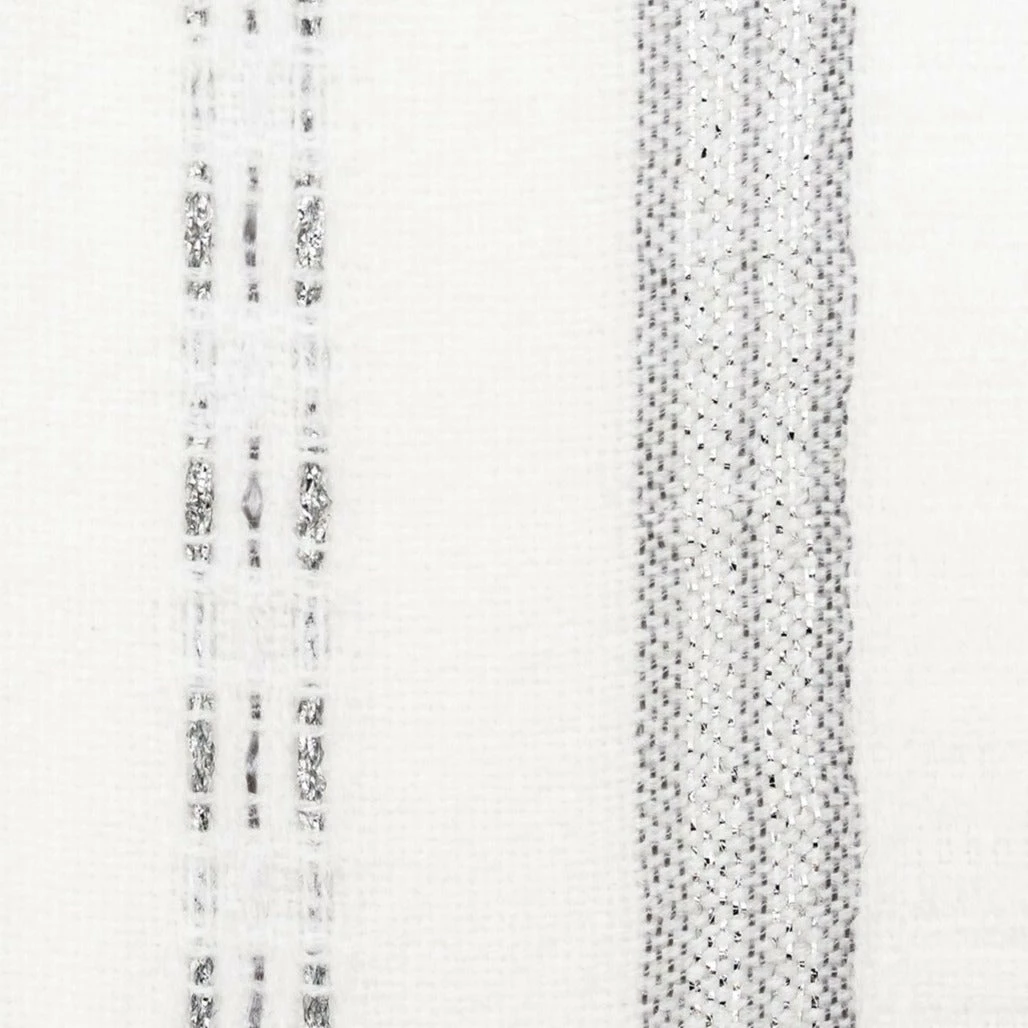 Tablecloths - Gabrieli Design - Gray And Silver On White Home & Special Occasions