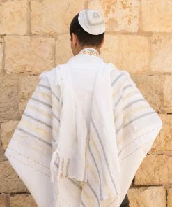 Gabrieli Tallit Gabrieli Premium - Wool Tallit - Gold & Silver Gabrieli Tallits