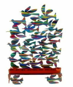 D. Gerstein Hanukkia Flight Art & Judaica