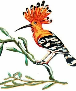 D. Gerstein Art & Judaica Hoopoe Bird