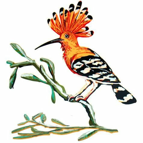 D. Gerstein Art & Judaica Hoopoe Bird