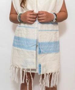 Gabrieli Tallit Adam - Wool Tallit - Baby Blue