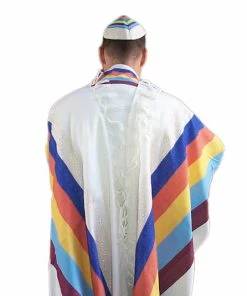 Gabrieli Tallit Emanuel - Wool Tallit - 6 Wide Stripes Gabrieli Tallits