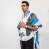 Gabrieli Tallit Emanuel - Wool Tallit - Wide Stripes In Shades Of Blue Gabrieli Tallits