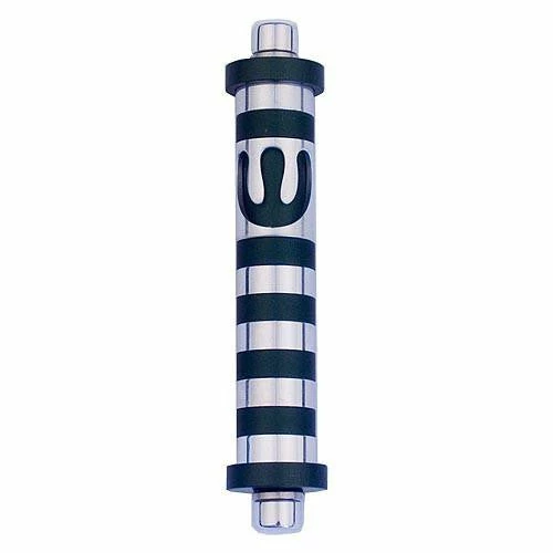 Agayof Art & Judaica Stripes Mezuzah - S