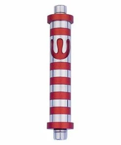Agayof Art & Judaica Stripes Mezuzah - S