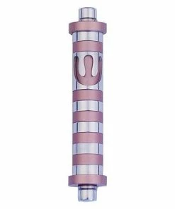 Agayof Art & Judaica Stripes Mezuzah - S
