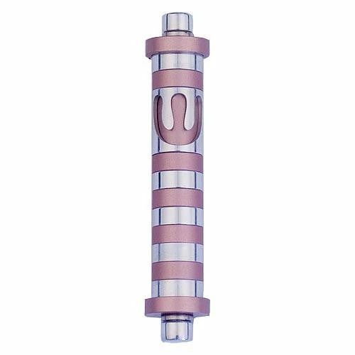 Agayof Art & Judaica Stripes Mezuzah - S
