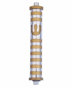 Agayof Stripes Mezuzah - M Art & Judaica