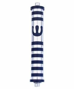 Agayof Stripes Mezuzah - M Art & Judaica