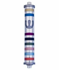 Agayof Stripes Mezuzah - M Art & Judaica