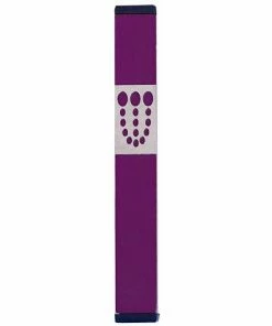 Agayof Art & Judaica Dots Shin Mezuzah - M