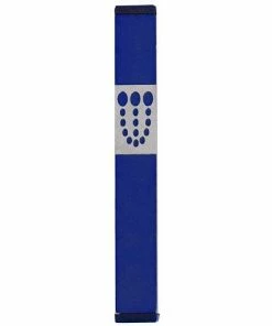 Agayof Art & Judaica Dots Shin Mezuzah - M
