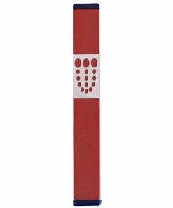 Agayof Art & Judaica Dots Shin Mezuzah - M