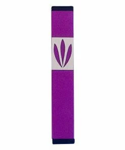 Agayof Art & Judaica Leaves Shin Mezuzah - S