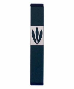 Agayof Art & Judaica Leaves Shin Mezuzah - S
