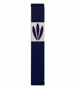 Agayof Art & Judaica Leaves Shin Mezuzah - S