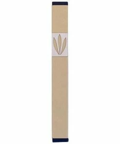 Agayof Art & Judaica Leaves Shin Mezuzah - M