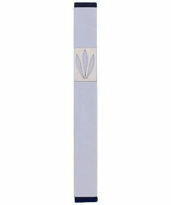Agayof Art & Judaica Leaves Shin Mezuzah - M