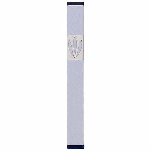 Agayof Art & Judaica Leaves Shin Mezuzah - M