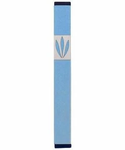 Agayof Art & Judaica Leaves Shin Mezuzah - M