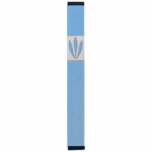 Agayof Art & Judaica Leaves Shin Mezuzah - M