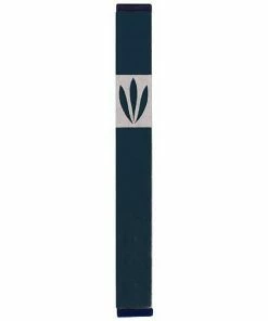 Agayof Art & Judaica Leaves Shin Mezuzah - M