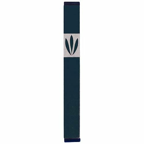 Agayof Art & Judaica Leaves Shin Mezuzah - M