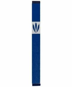 Agayof Art & Judaica Leaves Shin Mezuzah - L