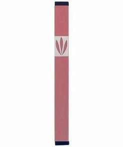 Agayof Art & Judaica Leaves Shin Mezuzah - L