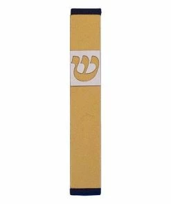 Agayof Art & Judaica Traditional Shin Mezuzah - S