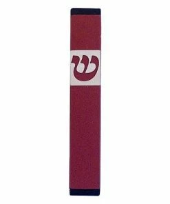 Agayof Art & Judaica Traditional Shin Mezuzah - S