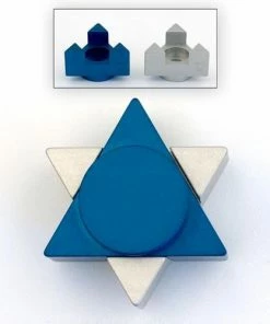 Agayof Art & Judaica Star Candle Holders