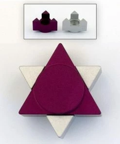 Agayof Art & Judaica Star Candle Holders