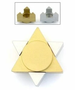 Agayof Art & Judaica Star Candle Holders