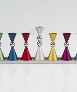 Agayof The Mini Ball Menorah Art & Judaica