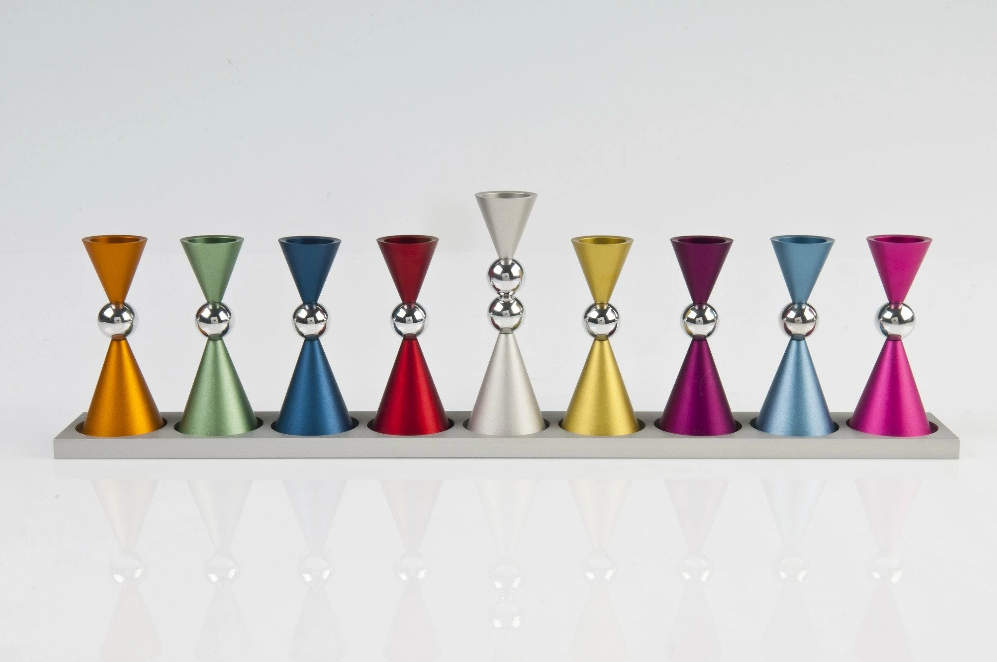 Agayof The Mini Ball Menorah Art & Judaica